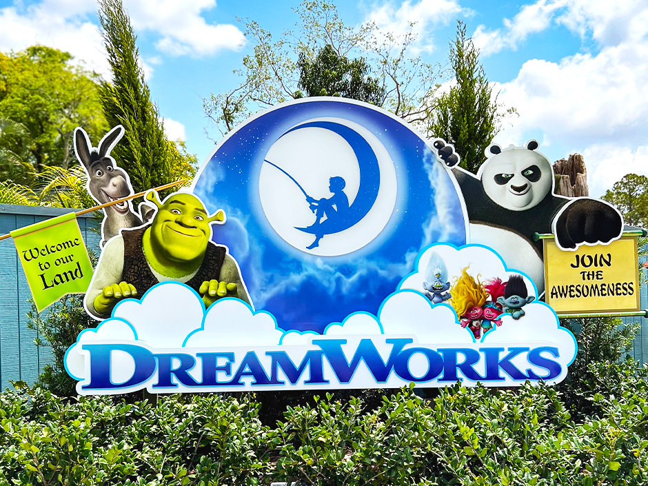 Entrance to DreamWorks Land