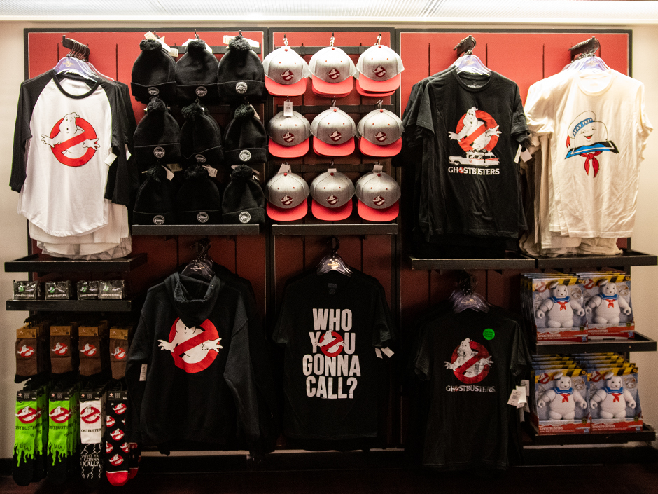 Ghostbusters merch available in the Tribute Store