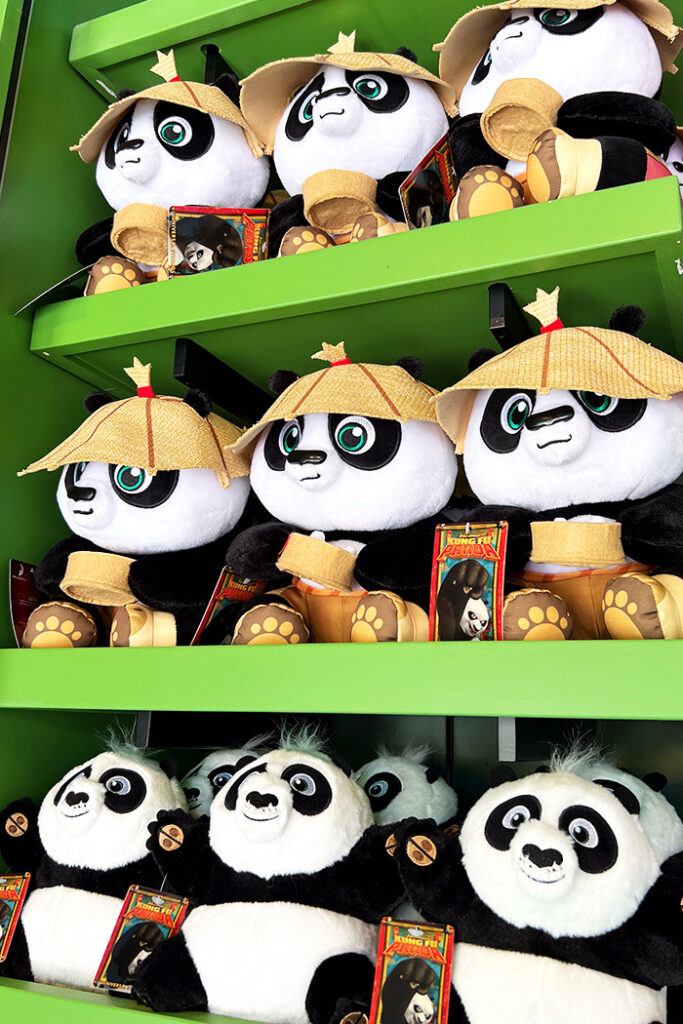 Kung Fu Panda plushies from High Five Hideaway