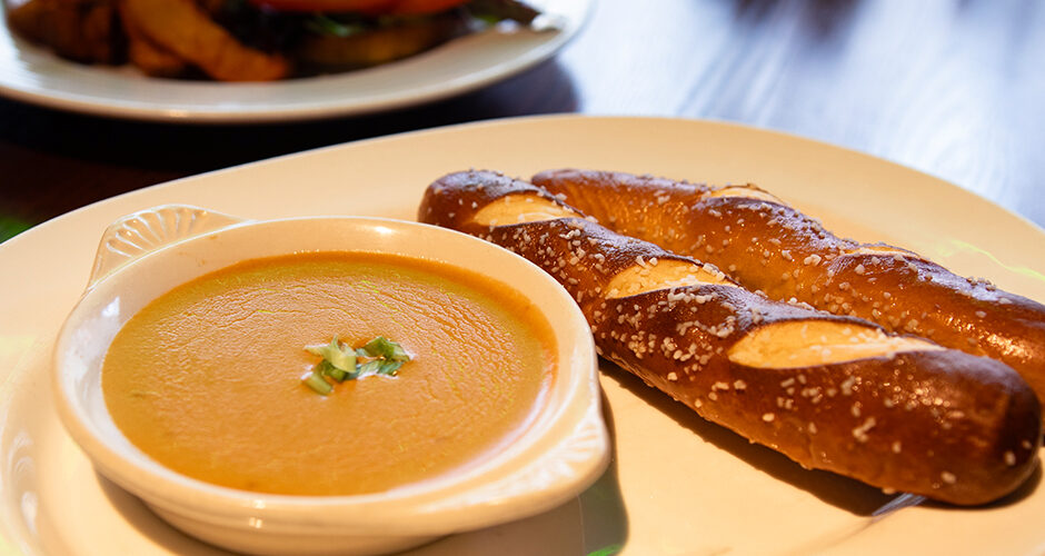 Pretzels and warm cheese from Finnegan's in Universal Studios Florida
