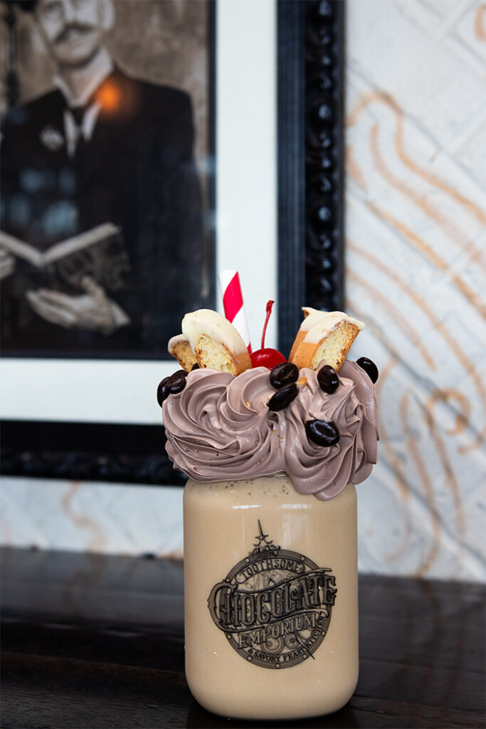 Espresso Buzzzz milkshake from Toothsome Chocolate Emporium