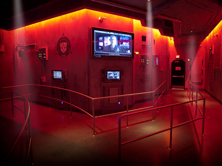 Universal Terminator Ride Queue Line Transformers: The Ride-3D at Universal Studios Hollywood