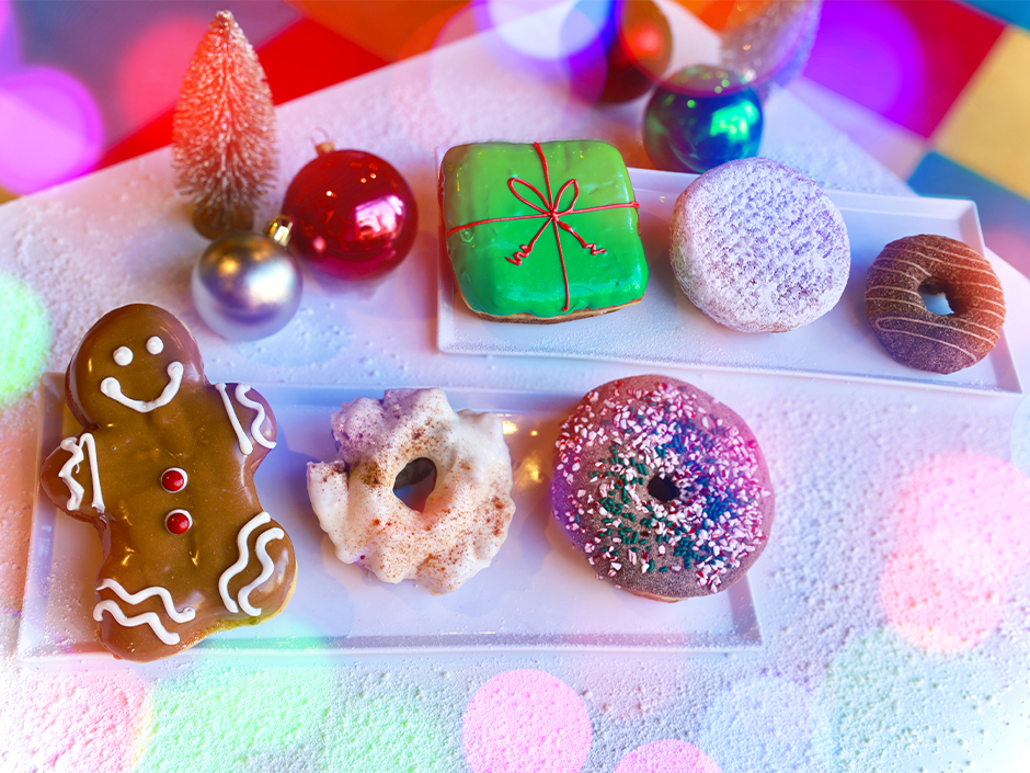 Holiday offerings at Voodoo Doughnut at CityWalk Hollywood.