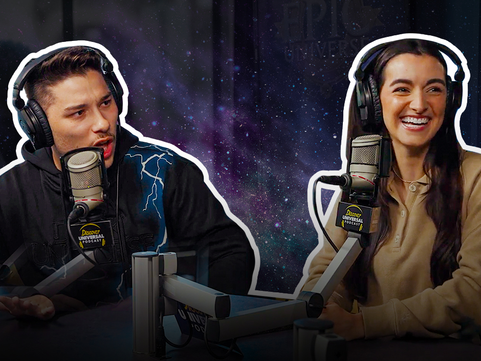 Cassie and Brian chat on the Discover Universal Podcast about entertainment at Epic Universe