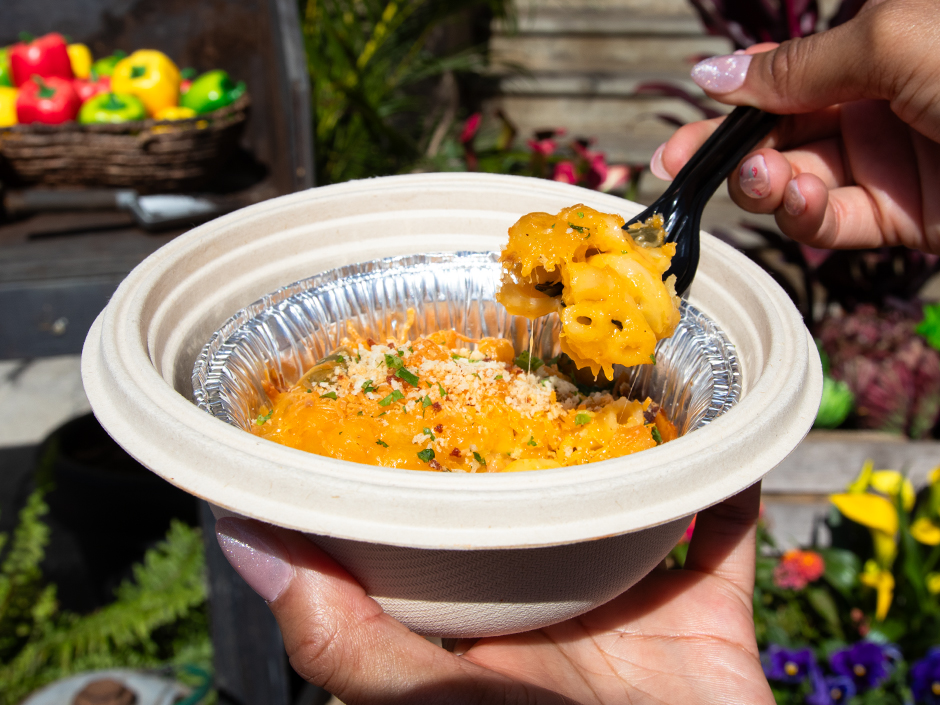 Cajun Mac and Cheese from the Bites of the Bayou Booth at Universal Mardi Gras