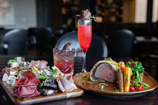 Valentine's Day menu at The Toothsome Chocolate Emporium & Savory Feast Kitchen at Universal CityWalk.