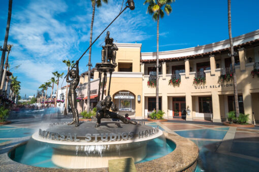 Universal Studios Hollywood Guest Relations and main entrance.