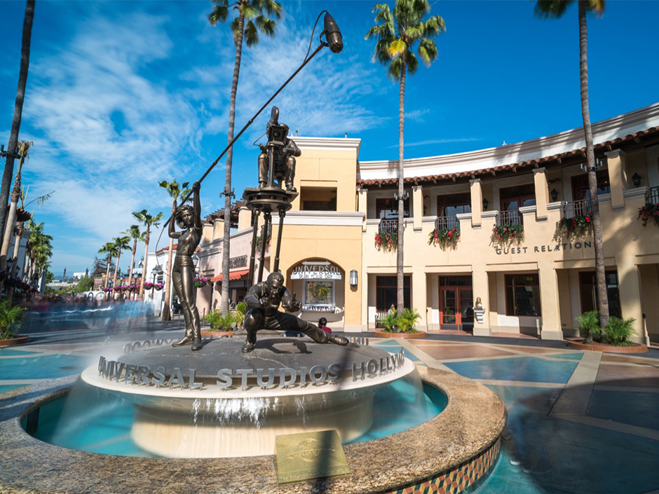 Universal Studios Hollywood Guest Relations and main entrance.