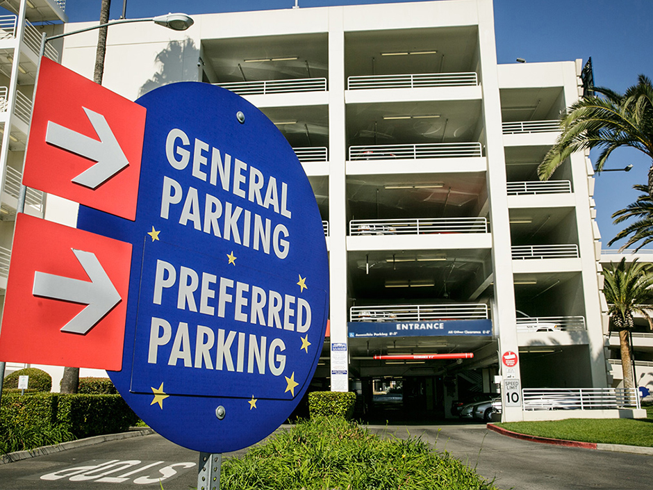General Parking at Universal Studios Hollywood