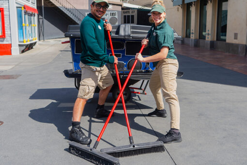 Street Sweep dancers