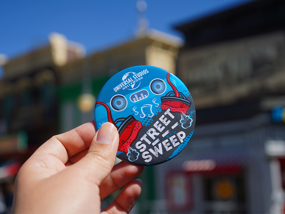 A Street Sweep button