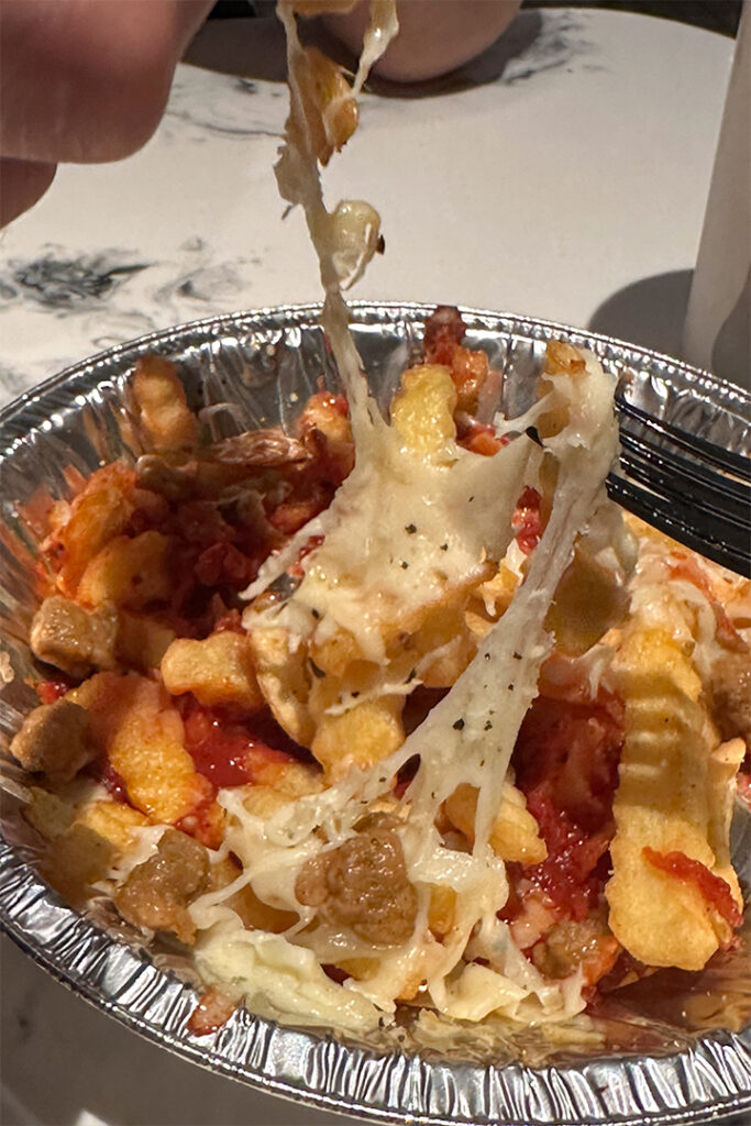 Pizza Fries from Louie's Italian Restaurant
