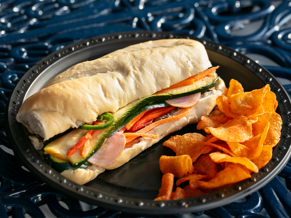Banh Mi available at French Street Bistro at Universal Studios Hollywood.