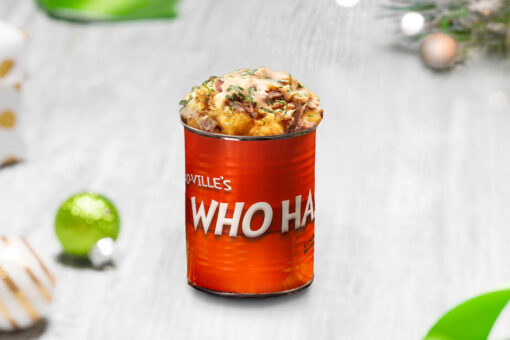 Can of Who Hash, available at Grinchmas at Universal Studios Hollywood.