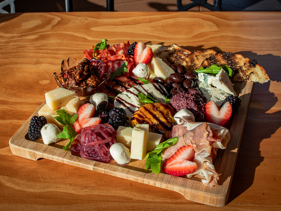 Charcuterie Board at VIVO Italian Kitchen for Valentine's Day.
