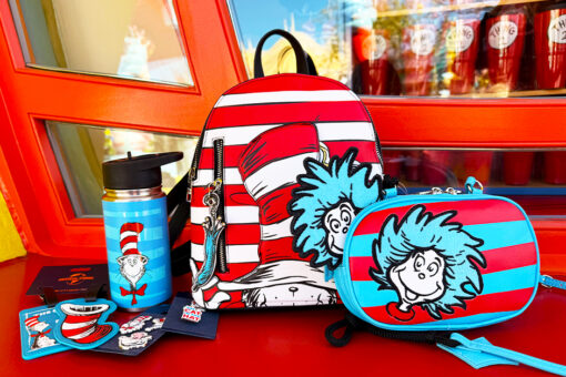 New Cat in the Hat merch offerings available in Islands of Adventure for Dr. Seuss' birthday