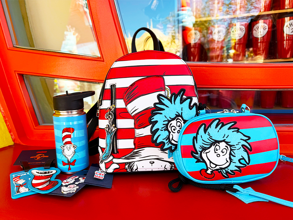 New Cat in the Hat merch offerings available in Islands of Adventure for Dr. Seuss' birthday