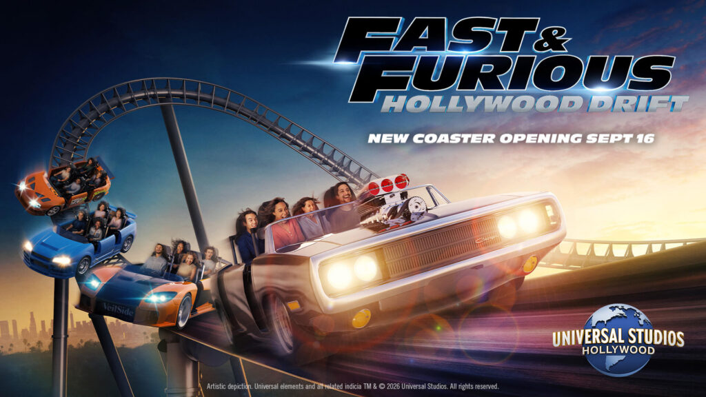 Fast & Furious: Hollywood Drift key art. 