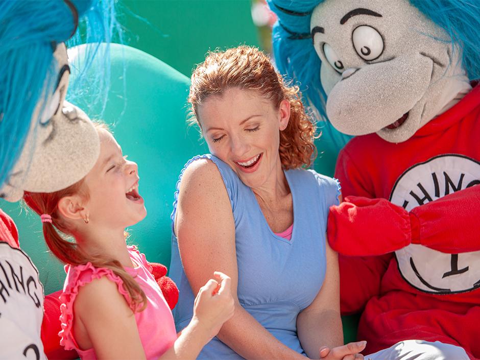 Thing Meet and Greet in Seuss Landing.