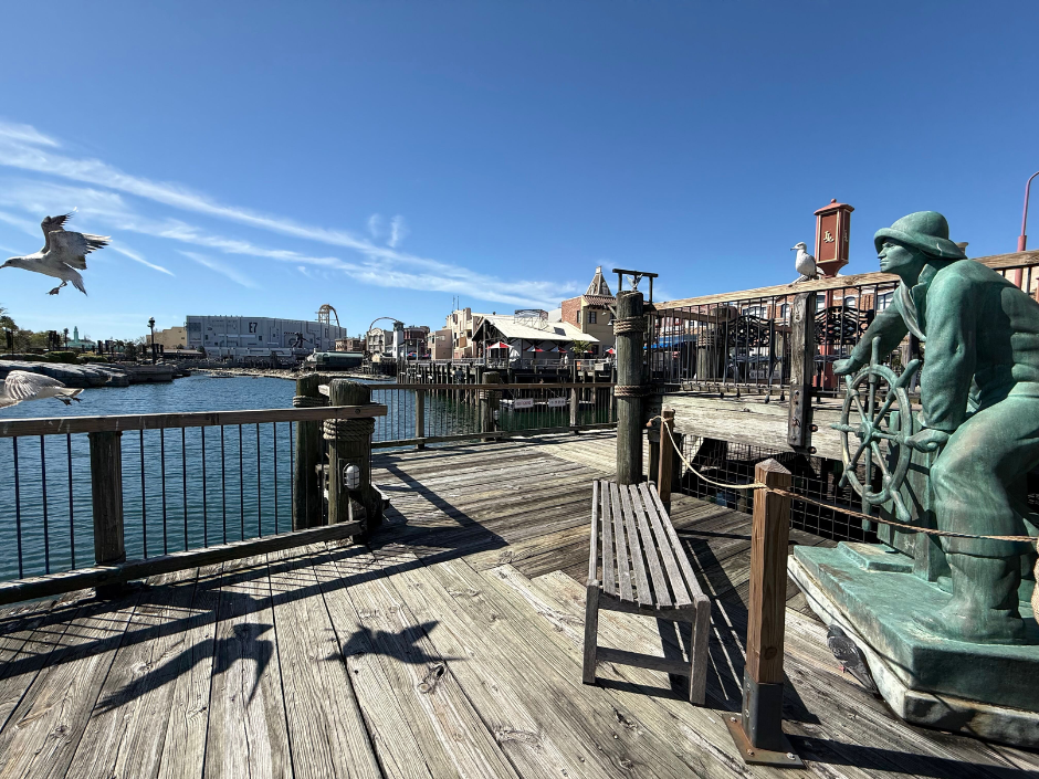 View from San Francisco Pier at Universal Studios Florida.