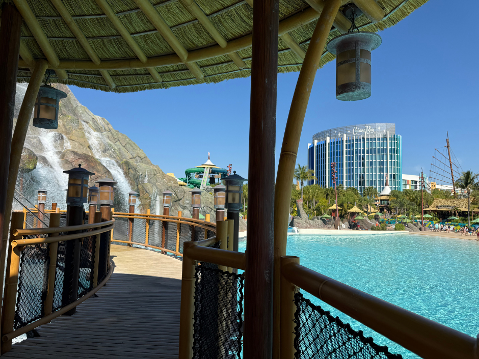 View from Krakatau at Universal Volcano Bay.
