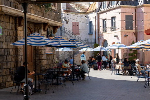 The French Street alcove in the upper lot of Universal Studios Hollywood
