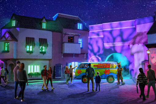 A rendering of Scooby Doo and The Classic Monsters in Little Europe for FFN