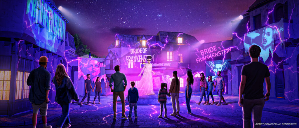 A rendering of The Bride of Frankenstein in Little Europe for FFN