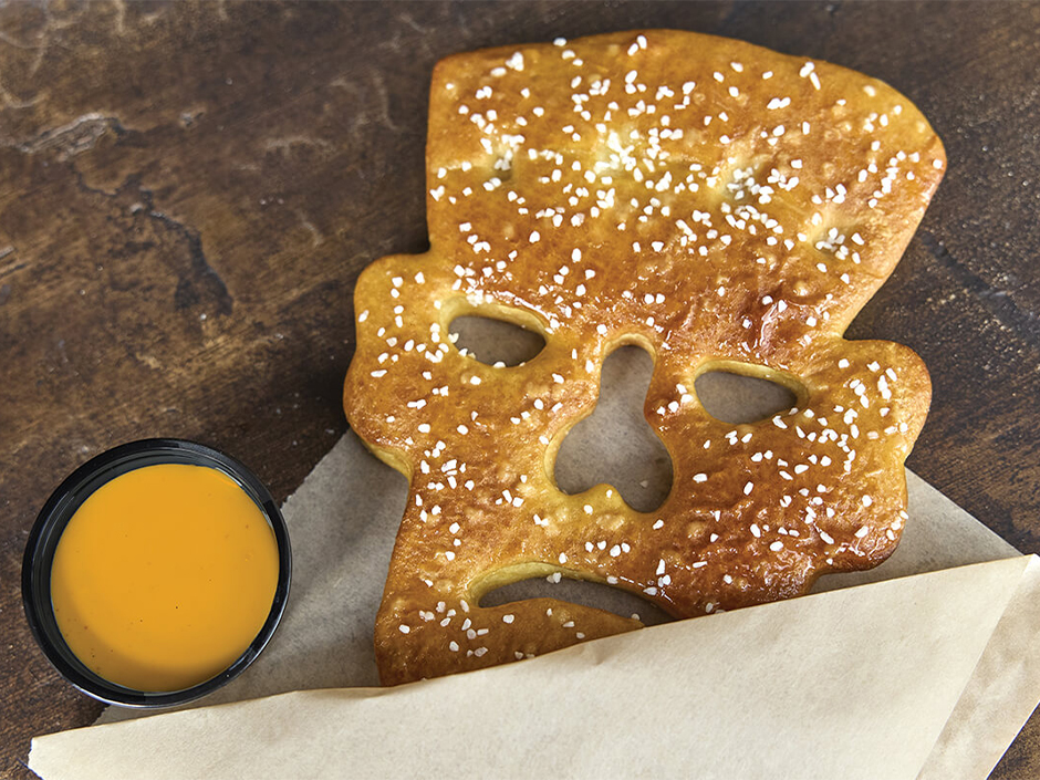 Frankenstein pretzel from De Lacy's Cottage.