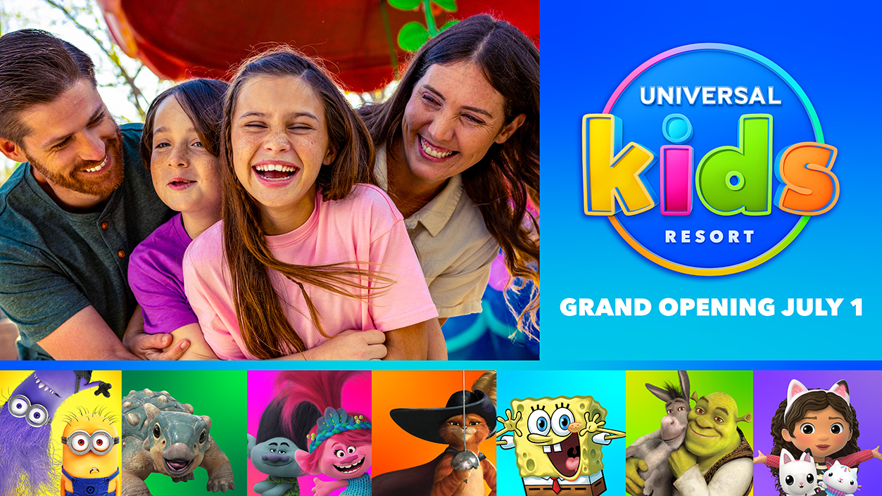 Universal Kids Resort grand opening artwork