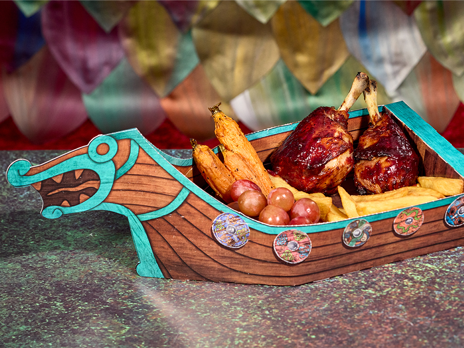 A kids meal from Mead Hall.