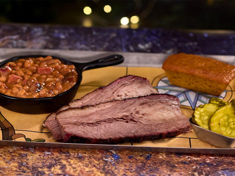 Barbecue at the Oak & Star.