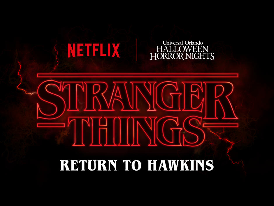 Key art for the Stranger Things: Return to Hawkins show at HHN 2026