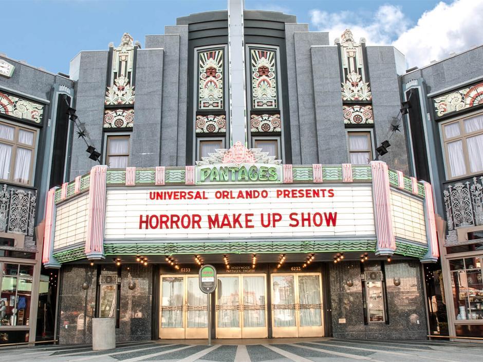 The exterior of the Universal Horror Make-up Show