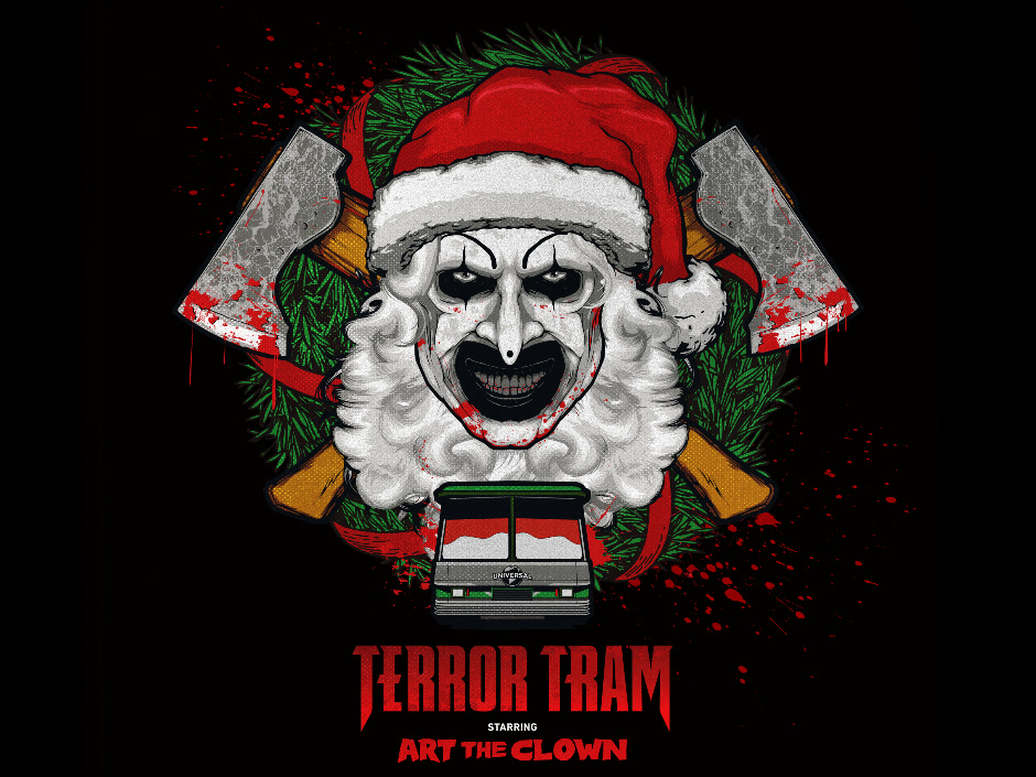 Art the Clown Terror Tram Key Art
