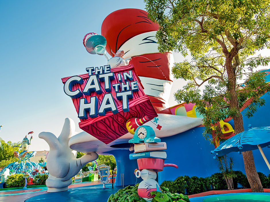 The Cat in the Hat ride at Universal Islands of Adventure