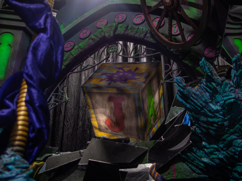 Jack's Box inside of the Jack & Oddfellow: Chaos & Control house at Halloween Horror Nights 2026