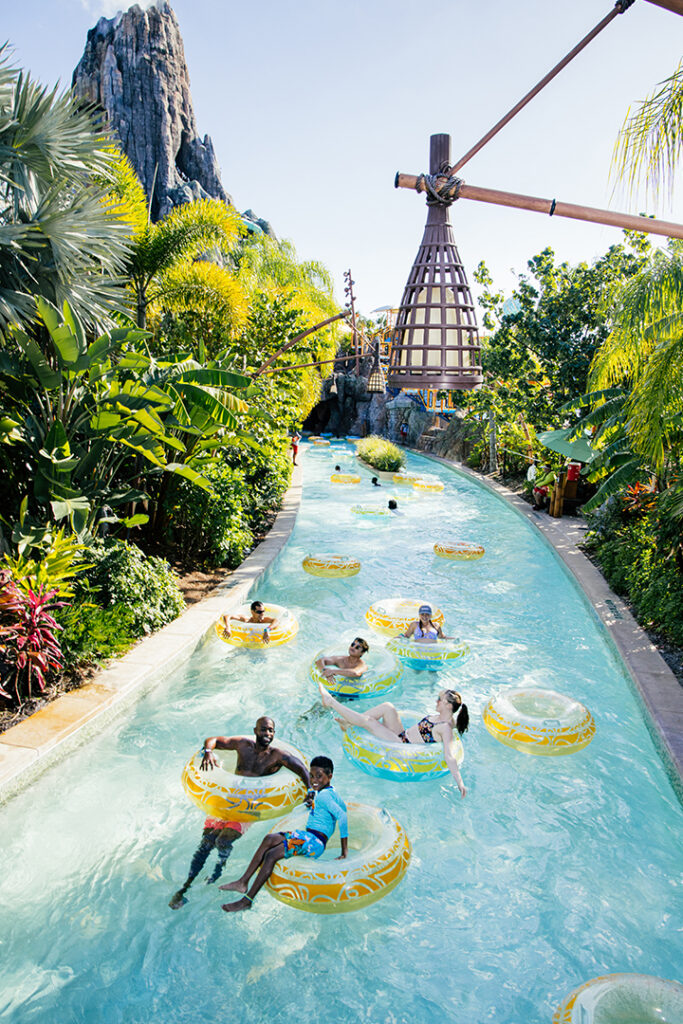 The Winding River at Universal Volcano Bay