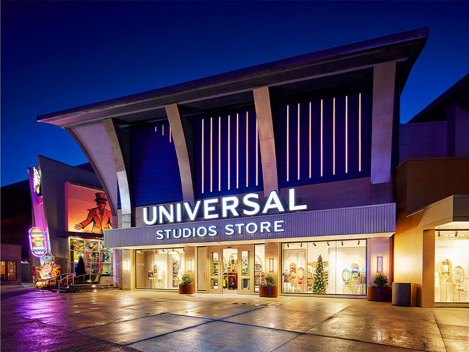The exterior of the Universal Studios Store at Universal CityWalk in Orlando