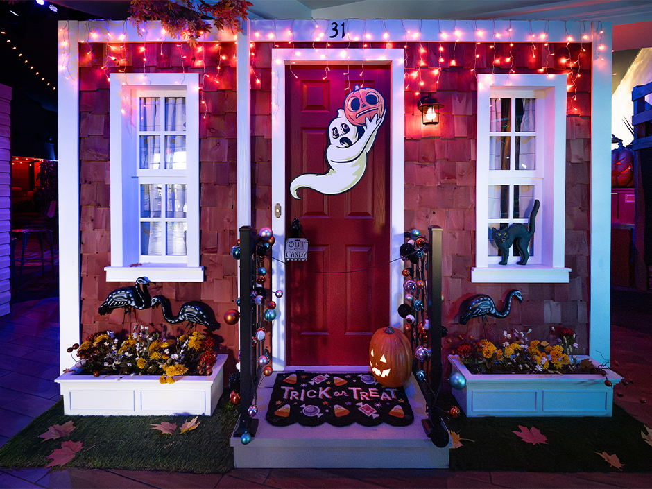 Dead Coconut Club decorated porch