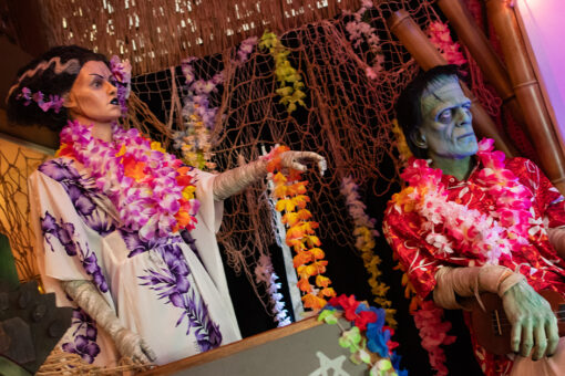 Frankenstein and Bride of Frankenstein Mannequins