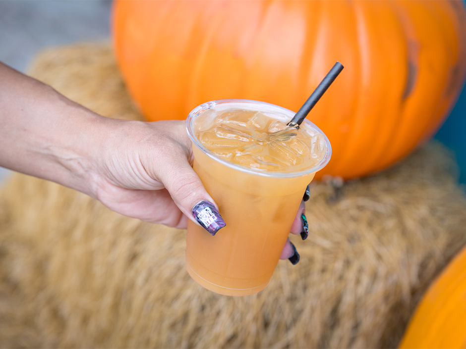Jack-o-Lantern drink from Dead Coconut Club