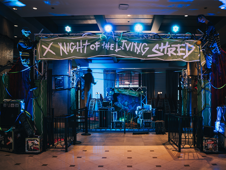 Entry way to Velvet Bar